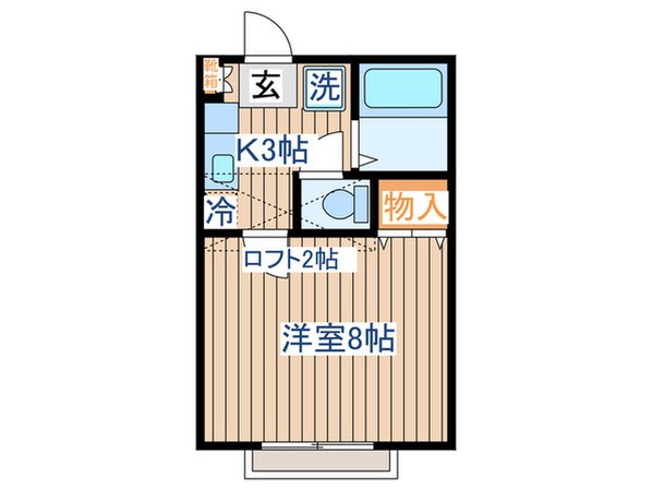 ソレアードみずほ台の物件間取画像